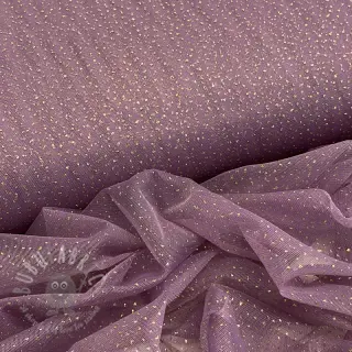 Tyll till TUTU-kjol ROYAL SPARKLE dark lilac gold