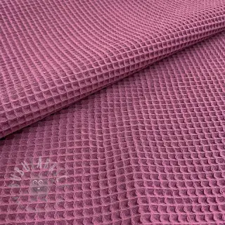 Bomull med vaffelbindning mauve