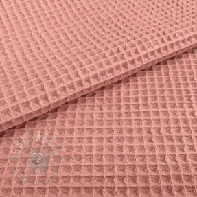 Bomull med vaffelbindning blush