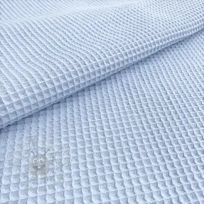 Bomull med vaffelbindning light blue