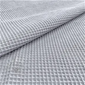 Bomull med vaffelbindning grey