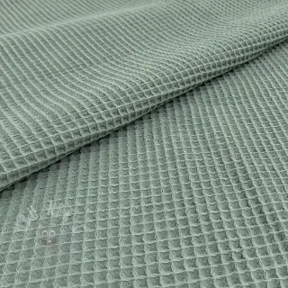 Bomull med vaffelbindning dark green