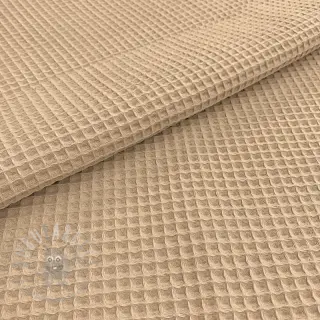 Bomull med vaffelbindning light sand
