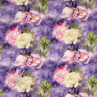 Viskos Artistic flowers design C digital print