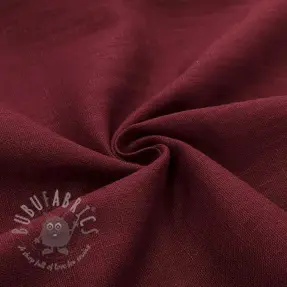 Förtvättat lin bordeaux