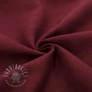 Förtvättat lin bordeaux