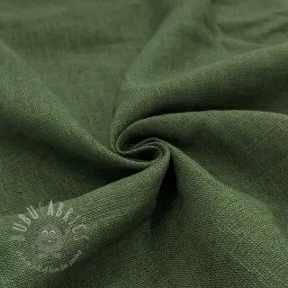 Förtvättat lin forest green