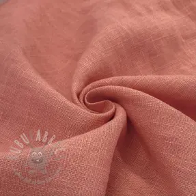 Förtvättat lin old rose