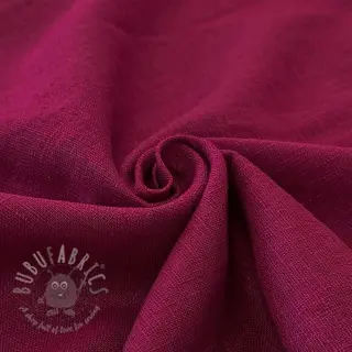 Förtvättat lin cerise