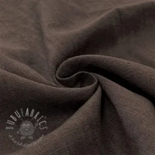 Förtvättat lin dark brown
