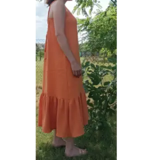 Dvojitá gázovina/mušelín brique