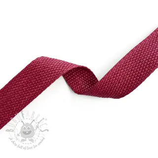 Band 2,5 cm bordeaux