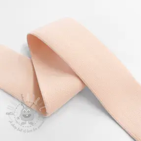 Slätt resårband 4 cm salmon