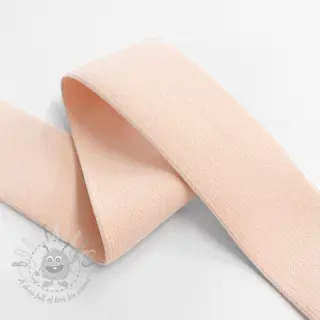 Slätt resårband 4 cm salmon