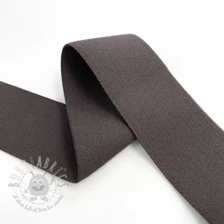 Slätt resårband 4 cm mocha