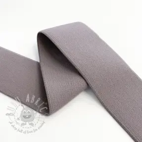 Slätt resårband 4 cm taupe