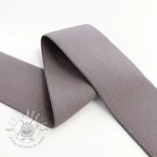 Slätt resårband 4 cm taupe