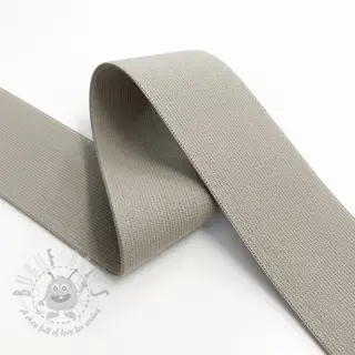 Slätt resårband 4 cm sand
