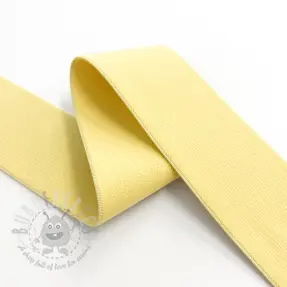 Slätt resårband 4 cm yellow