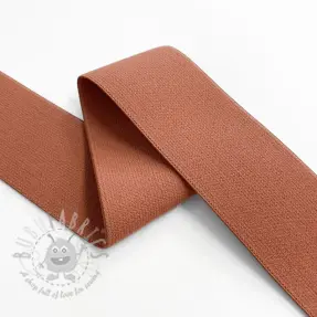 Slätt resårband 4 cm rust