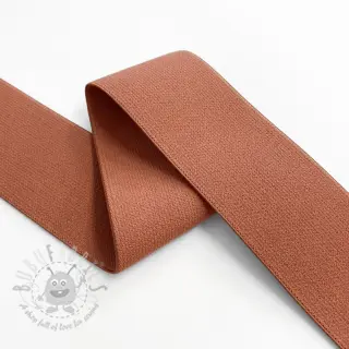 Slätt resårband 4 cm rust