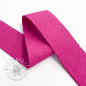 Slätt resårband 4 cm fuchsia