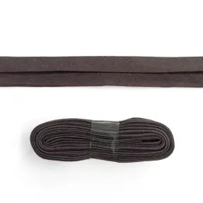 Lemovací prúžok bavlna - 3 m mocha