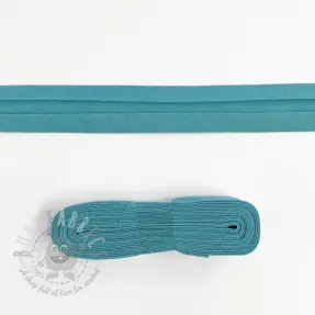 Kantremsa bomull 3 m ocean blue