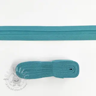 Kantremsa bomull 3 m ocean blue