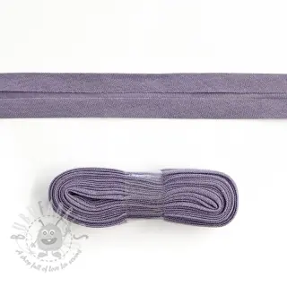 Kantremsa bomull 3 m lavender