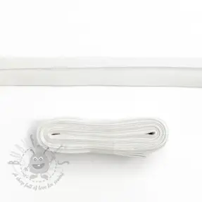 Kantremsa bomull 3 m white