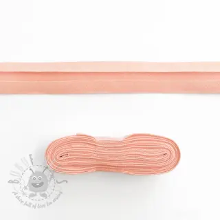 Kantremsa bomull 3 m salmon