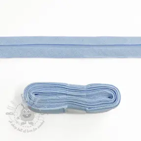 Kantremsa bomull 3 m old blue