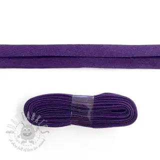 Kantremsa bomull 3 m purple
