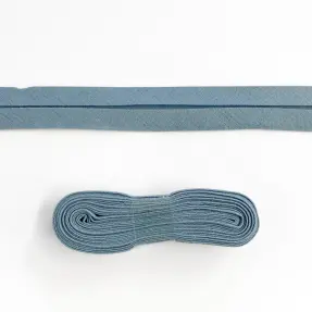 Lemovací prúžok bavlna - 3 m steel blue