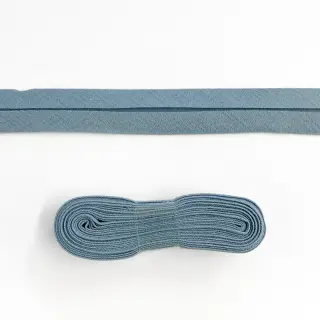 Lemovací prúžok bavlna - 3 m steel blue
