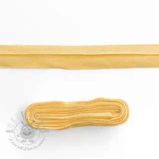 Kantremsa bomull 3 m light yellow