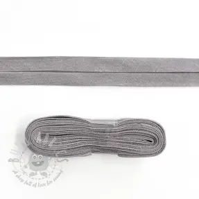 Kantremsa bomull 3 m light grey