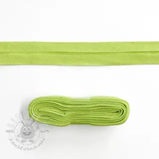 Kantremsa bomull 3 m lime