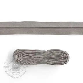 Kantremsa bomull 3 m grey