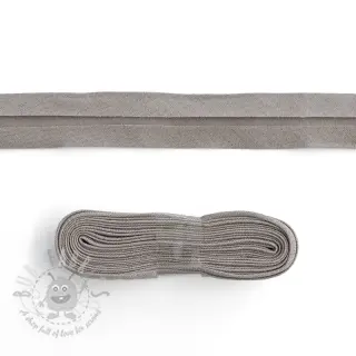 Kantremsa bomull 3 m grey