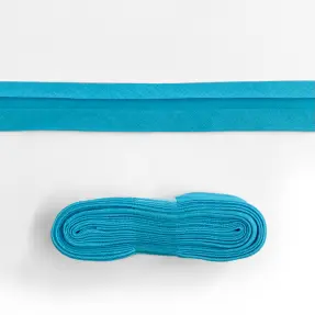 Lemovací prúžok bavlna - 3 m aqua