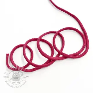 Bomullssnöre 3 mm fuchsia
