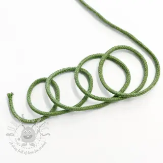 Bomullssnöre 3 mm dark lime