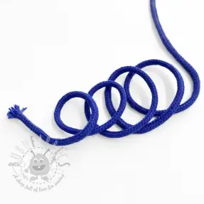 Bomullssnöre 3 mm cobalt