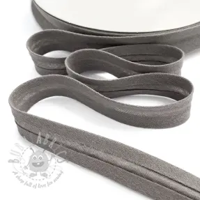 Kantremsa dubbelgasväv warm grey