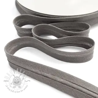 Kantremsa dubbelgasväv warm grey