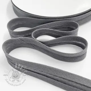 Kantremsa dubbelgasväv middle grey