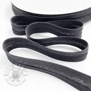 Kantremsa dubbelgasväv dark grey
