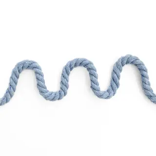 Bavlnená šnúra točená 8 mm light blue